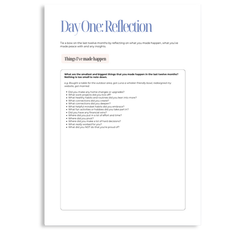 Plan Your Best Year Ever Workbook