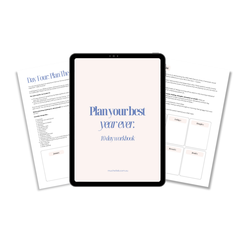 Plan Your Best Year Ever Workbook