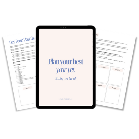 Plan Your Best Year Yet Workbook